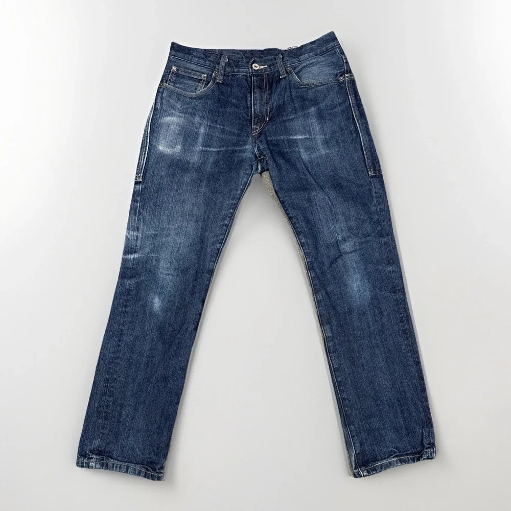 Levi's 511 Skinny Jeans Mens 33x30‎ Blue Dark Wash Denim Cotton Pants